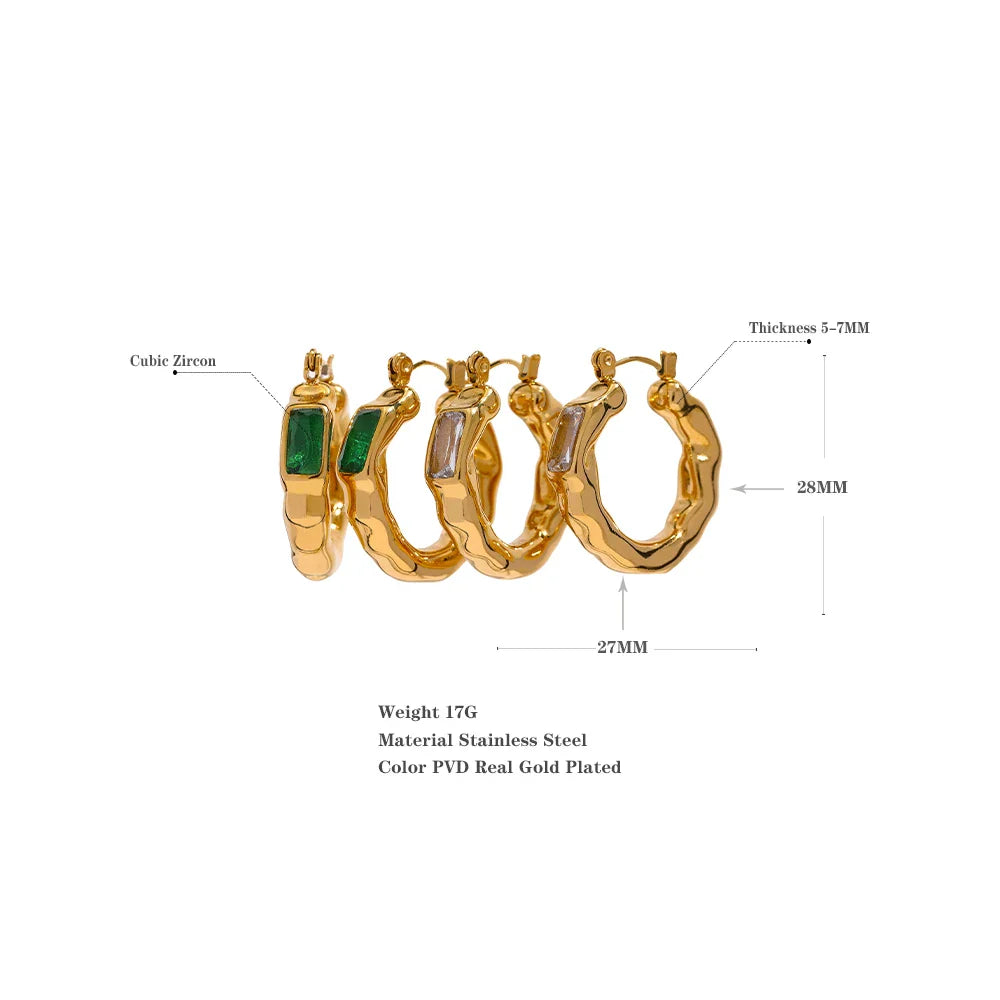 Zircon Earrings
