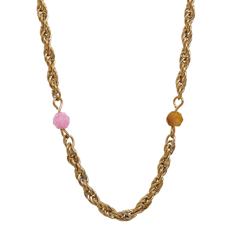 Colorful Stone Necklace