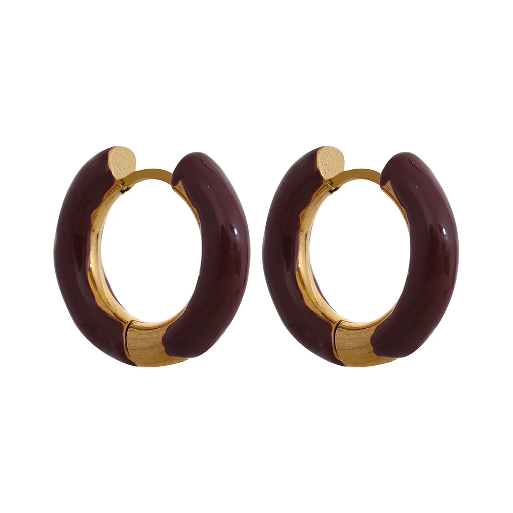 Chunky Hoop Earrings