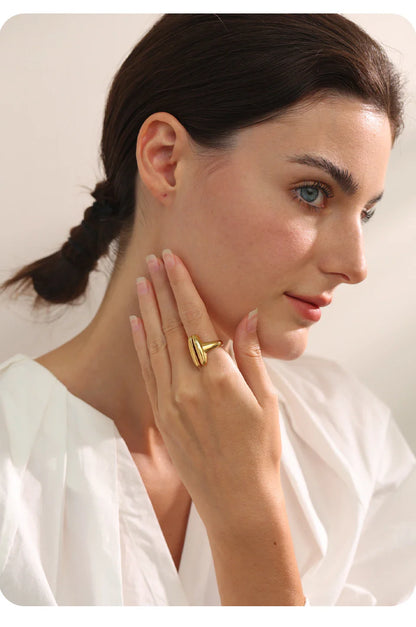 Chunky Gold Ring