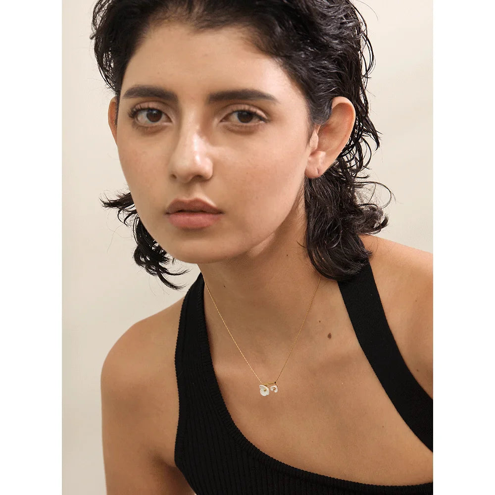 Acrylic Flower Pendant Necklace
