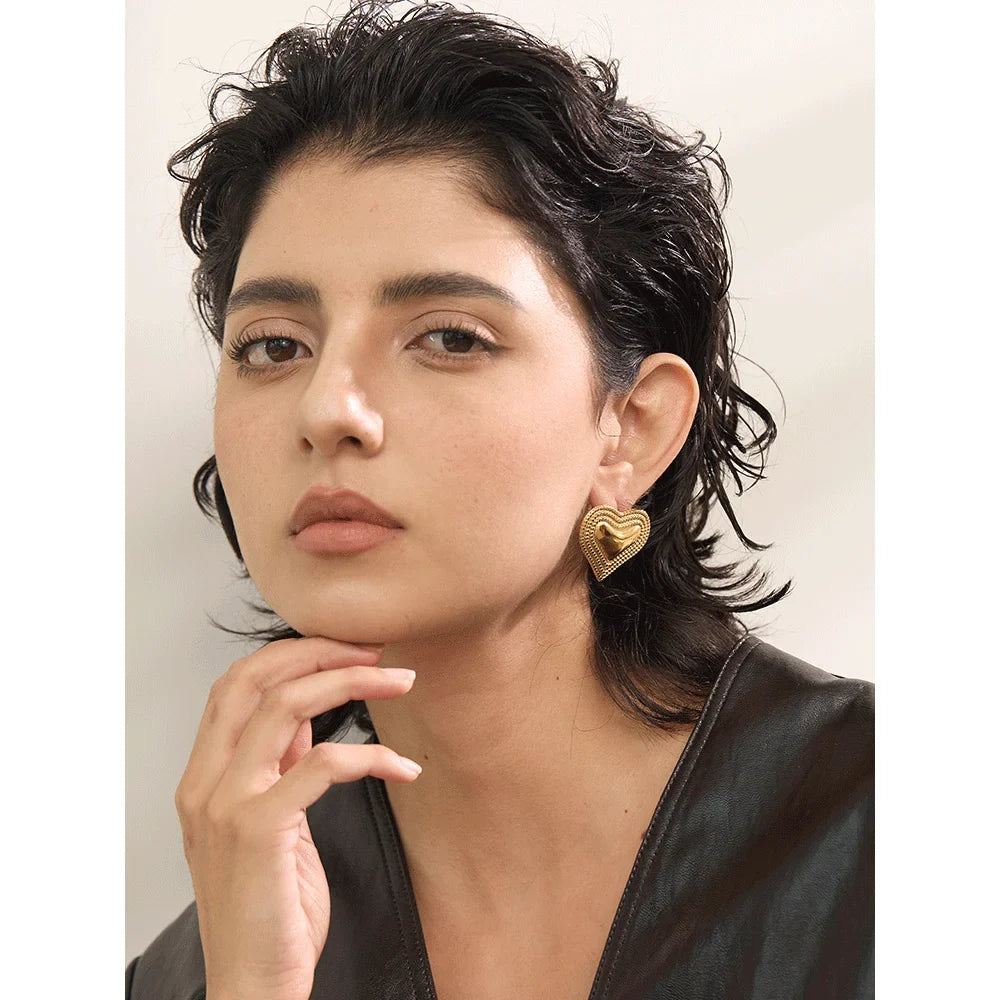 Heart shaped earrings