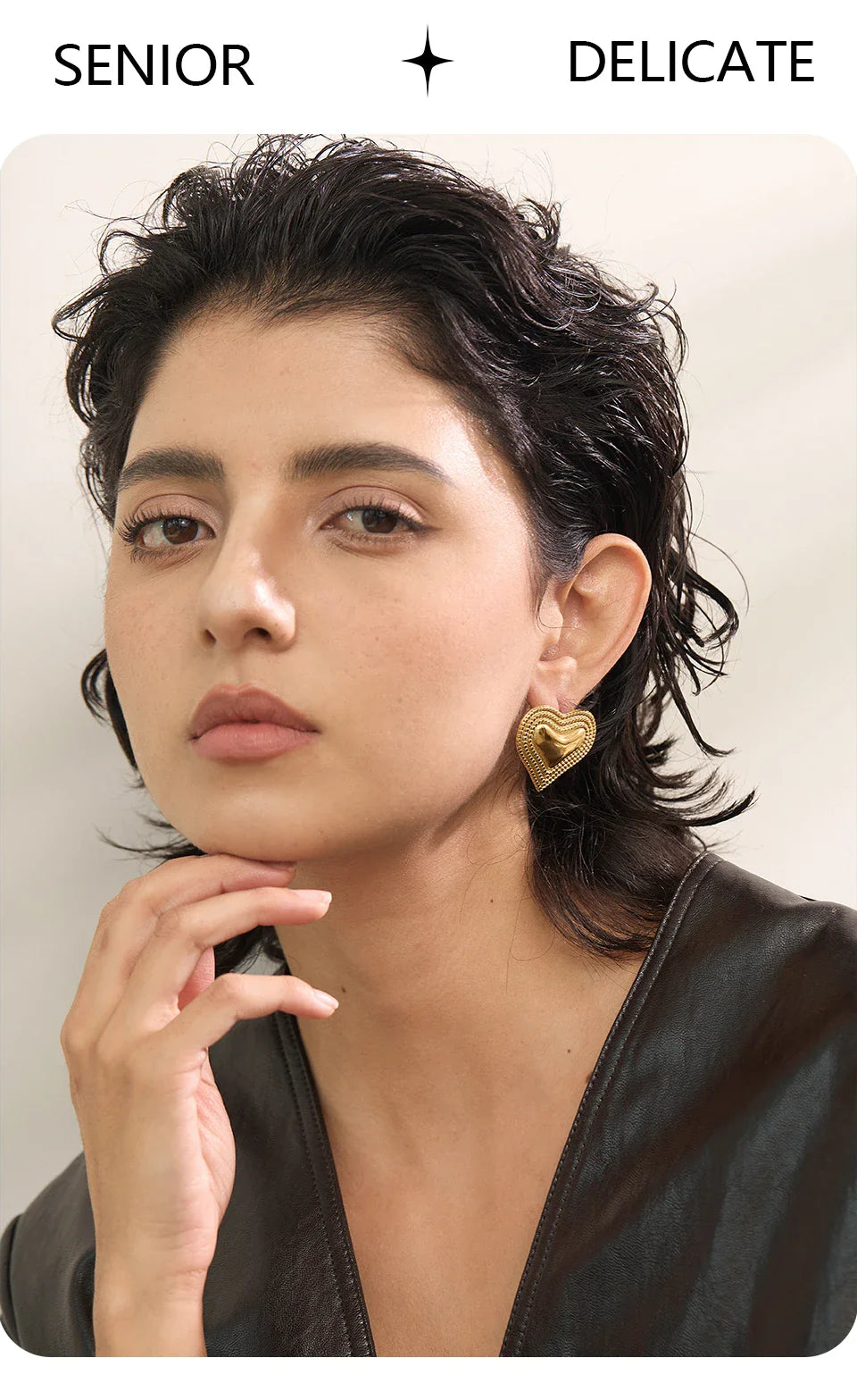 Heart shaped earrings