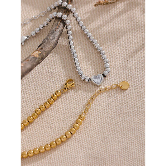 Gold Heart Bracelet