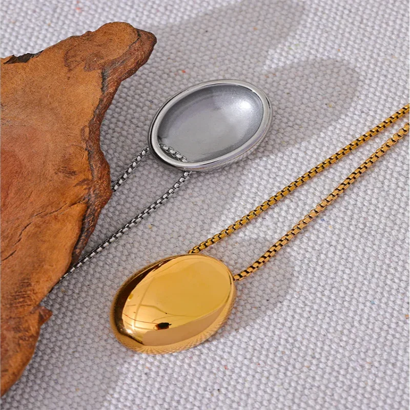 Minimalist Long Unisex Sweater Chain Necklace