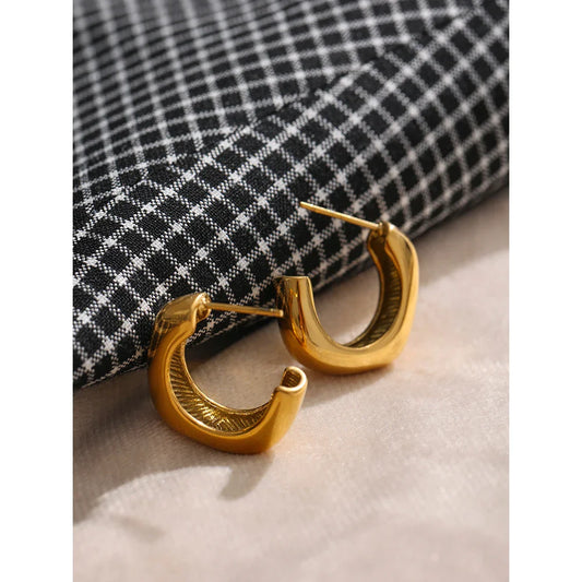 Chunky Gold Earrings