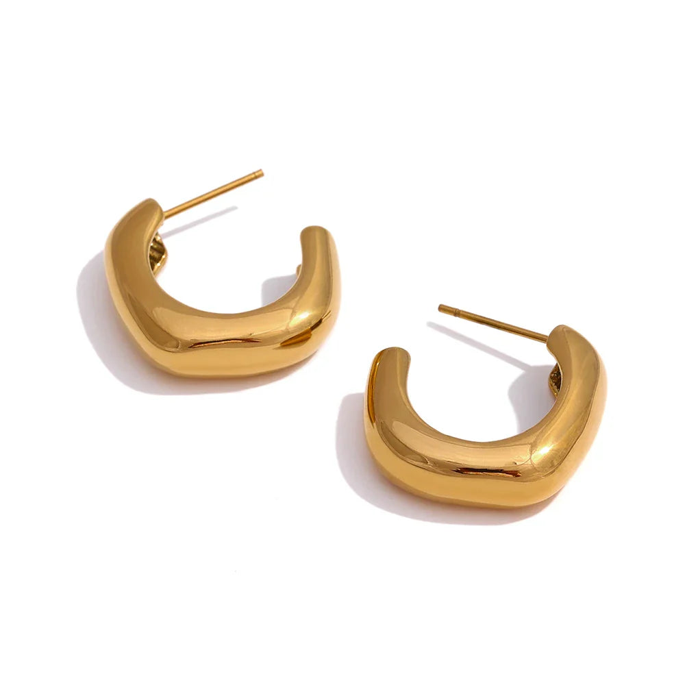 Chunky Gold Earrings