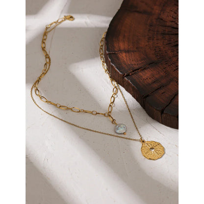 Layered Pearl Necklace