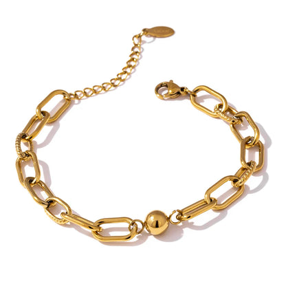 Charm Golden Geometric Bracelet
