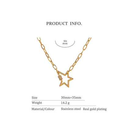 Gold Star Necklace