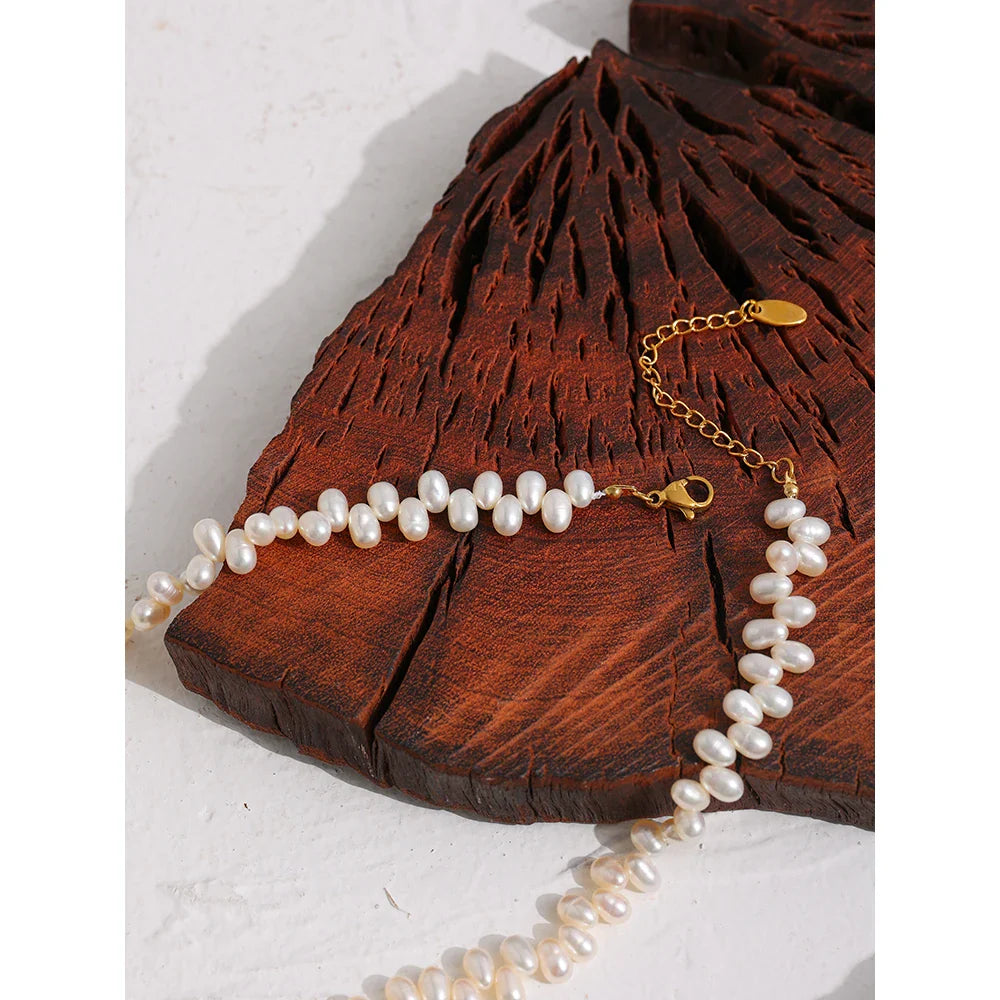 White Bead Necklace