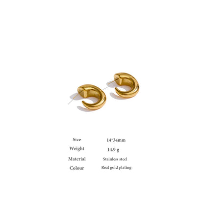 Chunky Gold Earrings