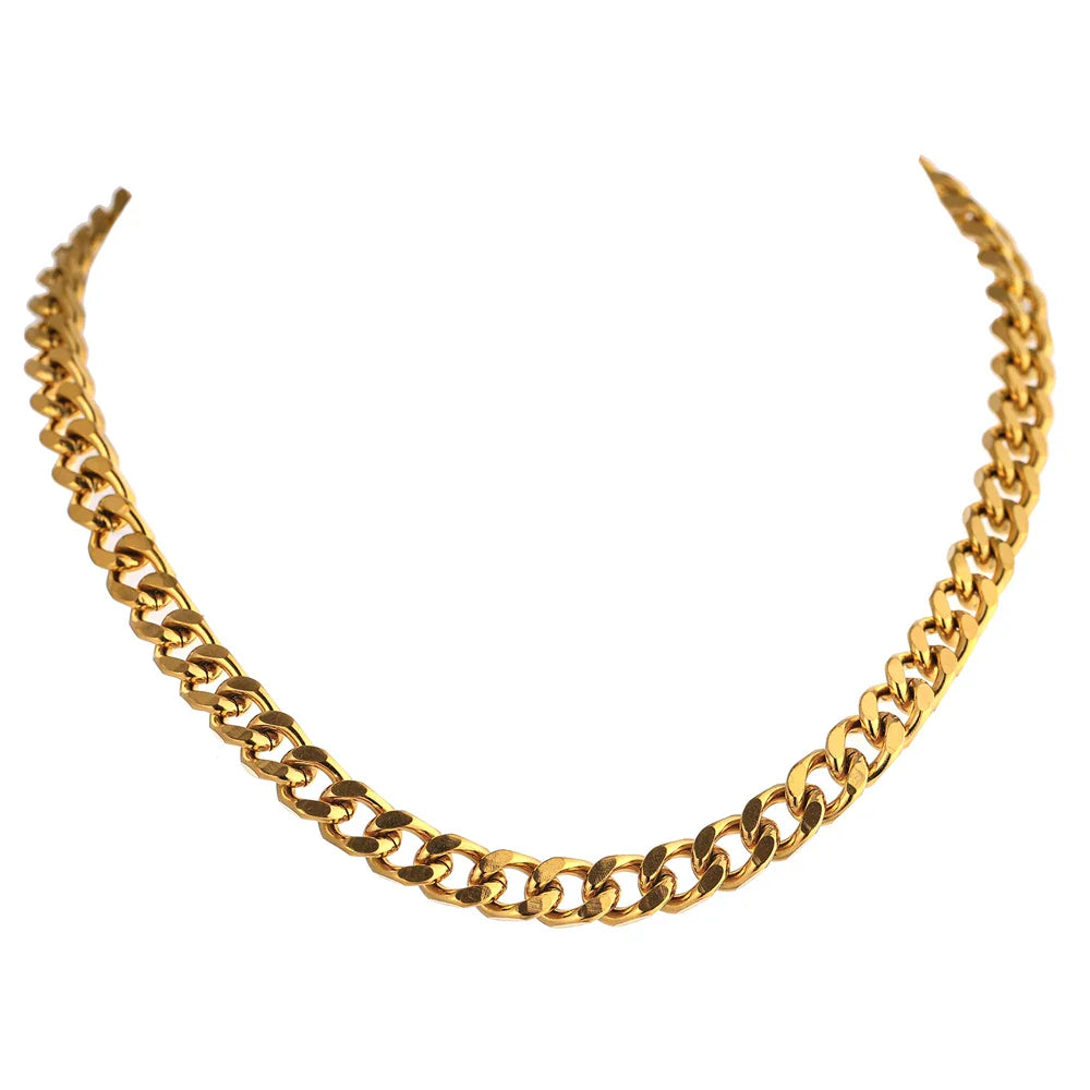 18K Gold Chain Necklace