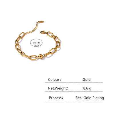 Charm Golden Geometric Bracelet