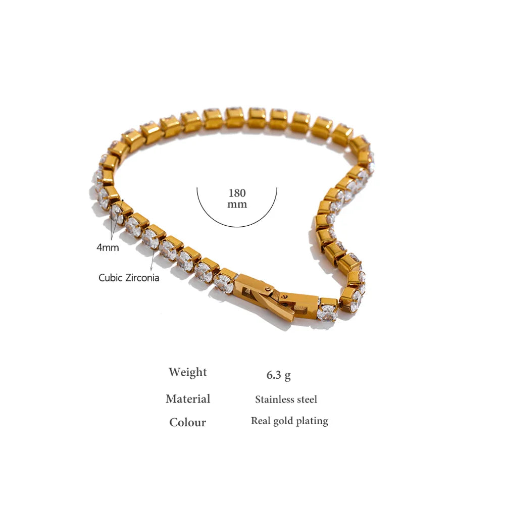 Moissanite Tennis Bracelet