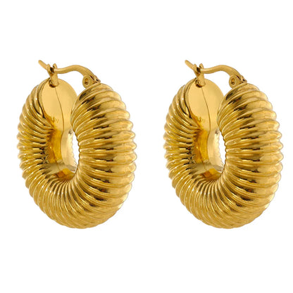Chunky Gold Hoops