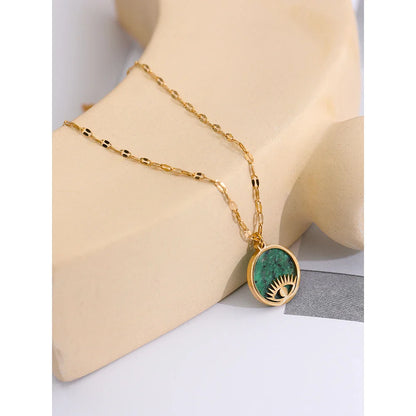 Oval Paperclip Necklace