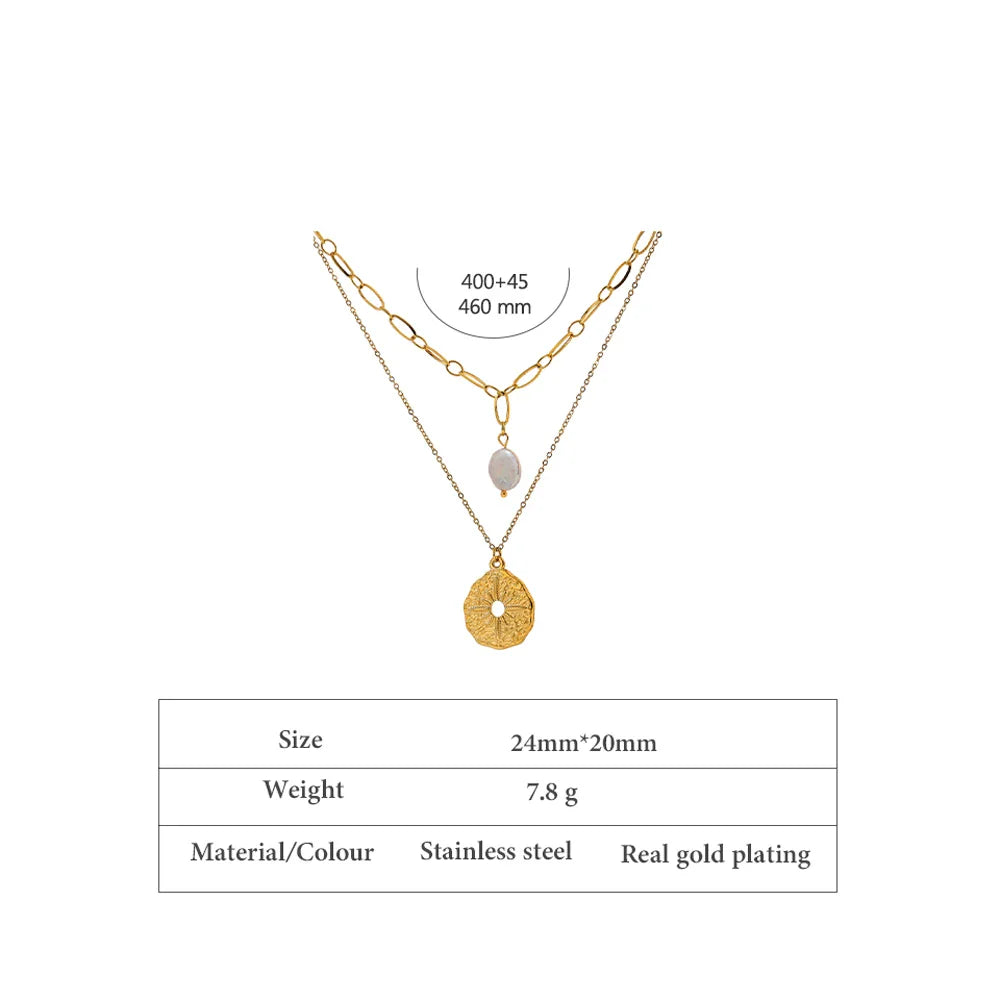 Layered Pearl Necklace