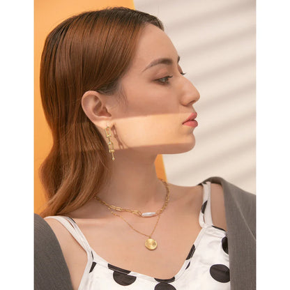 Gold Coin Pendant Necklace