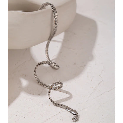 Gold Snake Chain Necklace