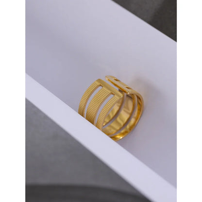 Gold Open Ring