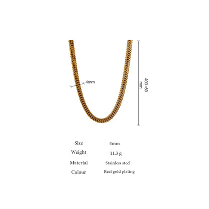 Long Gold Chain Necklace