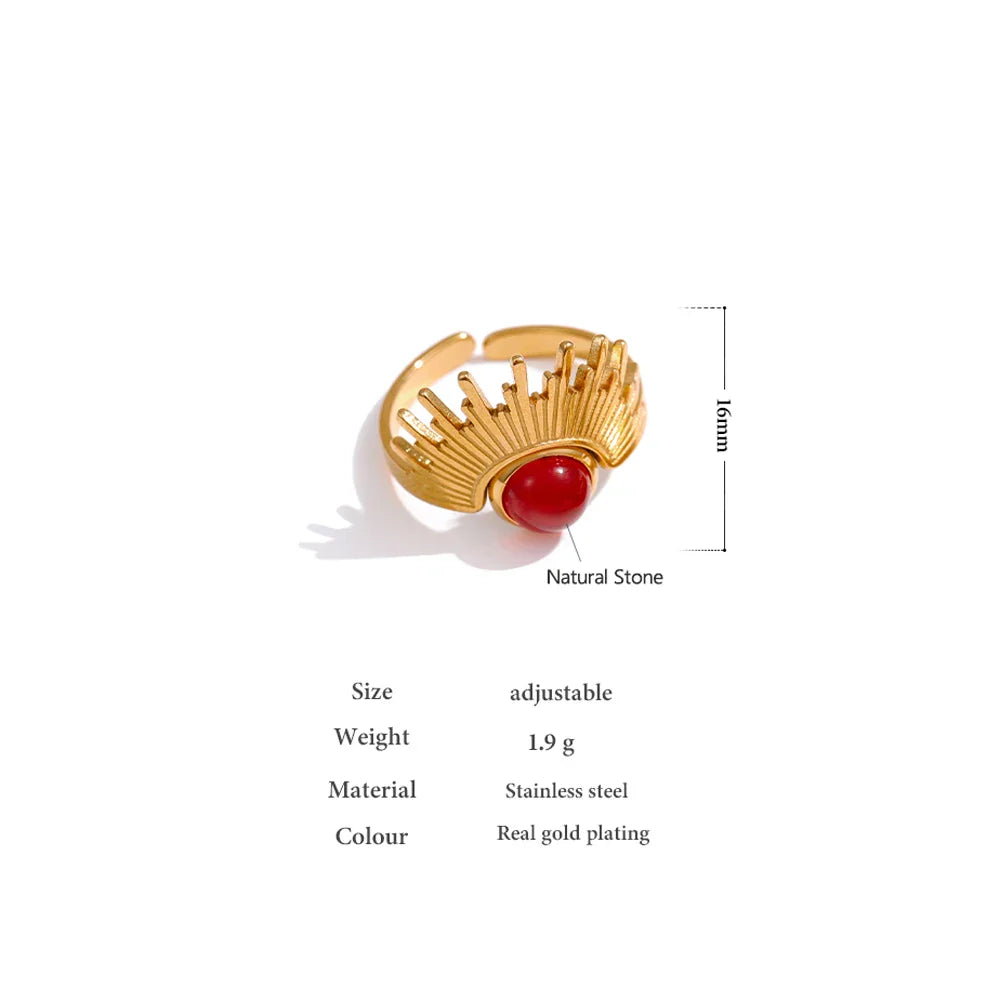Gold Ring With Stone