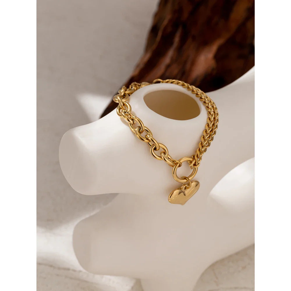 Heart Link Bracelet
