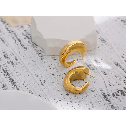 Chunky Gold Earrings