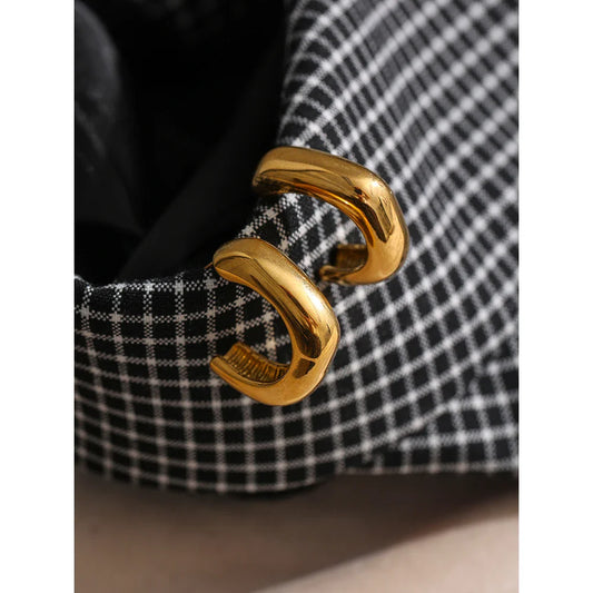Chunky Gold Earrings