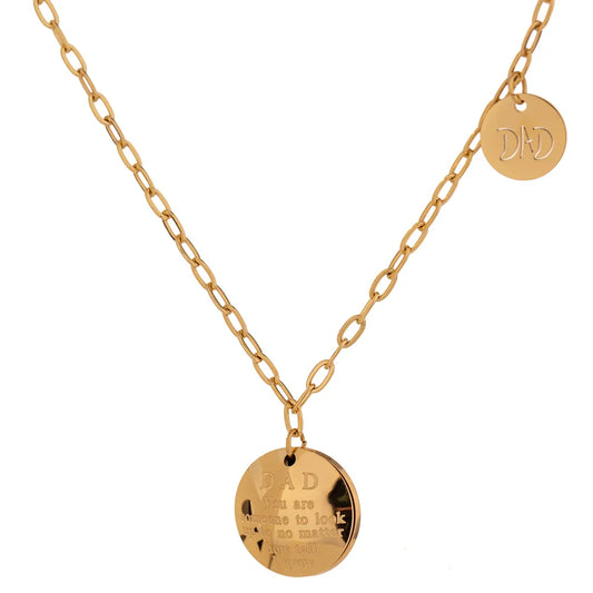 Paper Clip Charm Necklace