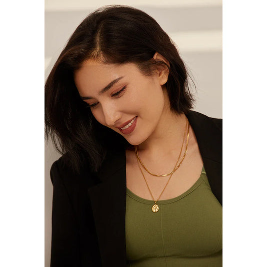 Gold Coin Necklace