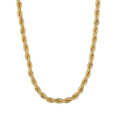 Twisted Metal Chain Necklace