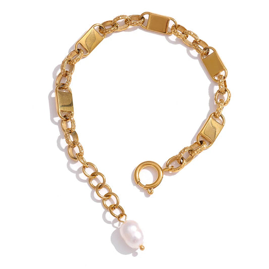 Minimalist Chain Texture Bracelet
