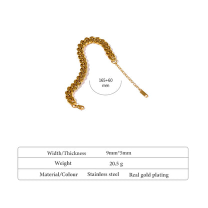 18K Gold Chain Necklace