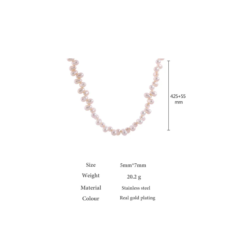 White Bead Necklace