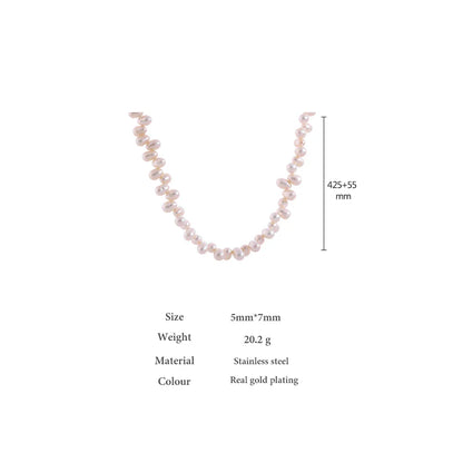 White Bead Necklace