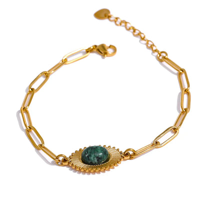 Turquoise Chain Bracelet