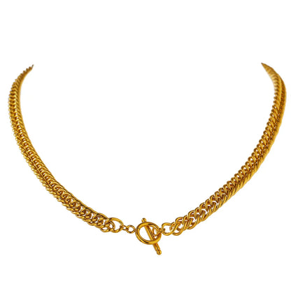 Geometric Chain Necklace