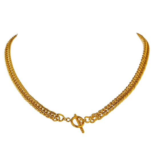 Geometric Chain Necklace