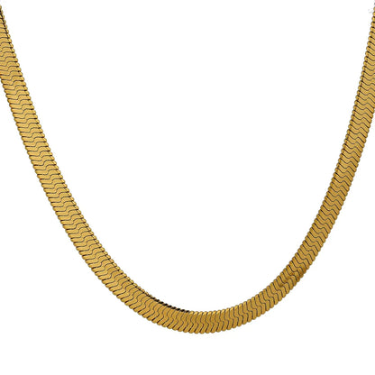 Geometric Snake Chain Necklace