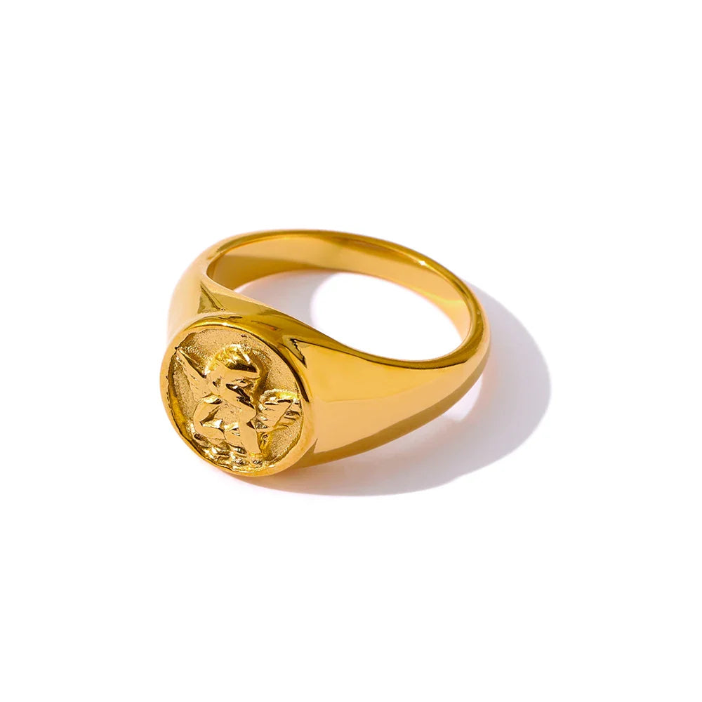 Round Angel Ring for Women