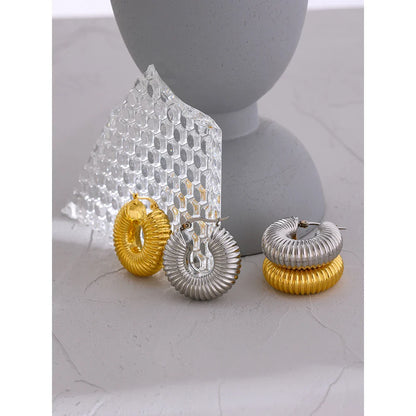 Chunky Gold Hoops