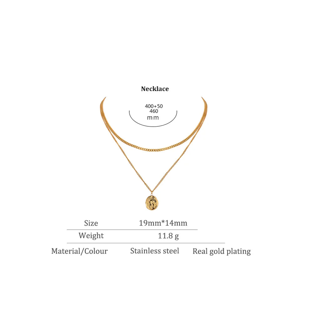 Gold Coin Necklace