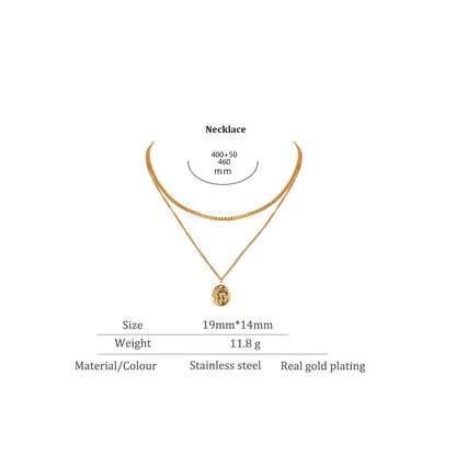 Gold Coin Necklace