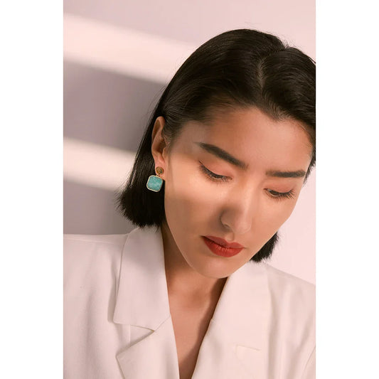 Square Dangle Earrings