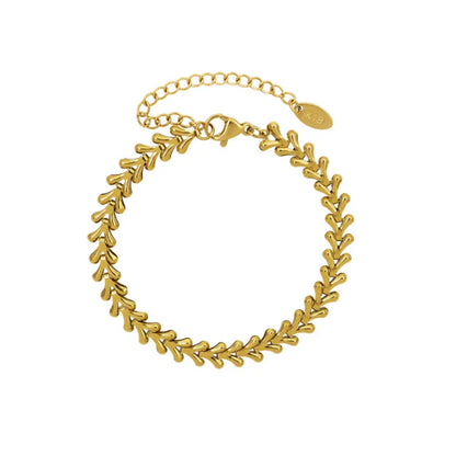 Stainless Steel Leaf Necklace