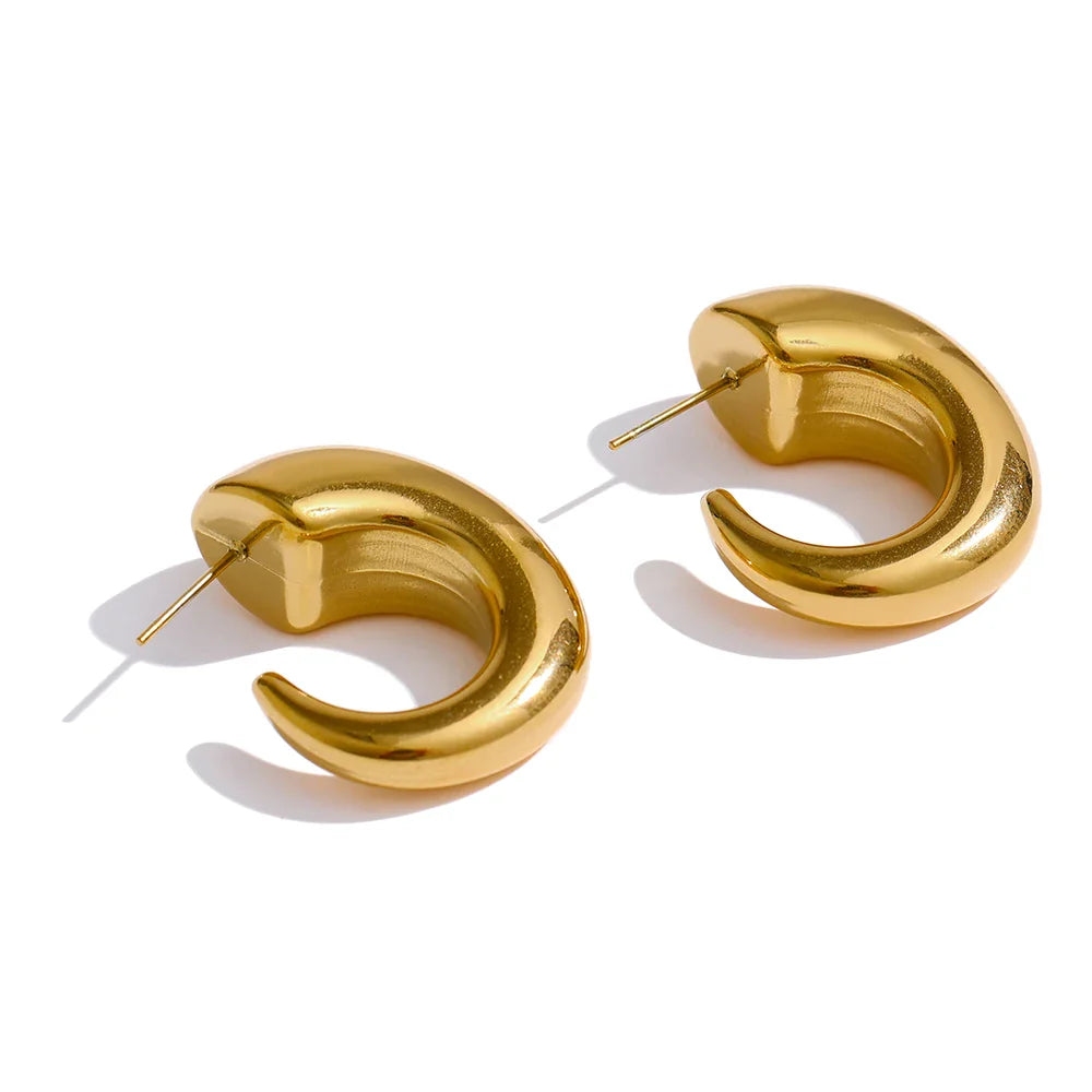 Chunky Gold Earrings