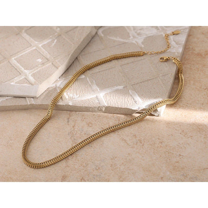Long Gold Chain Necklace