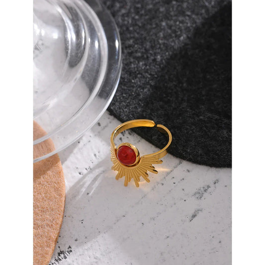 Gold Ring With Stone